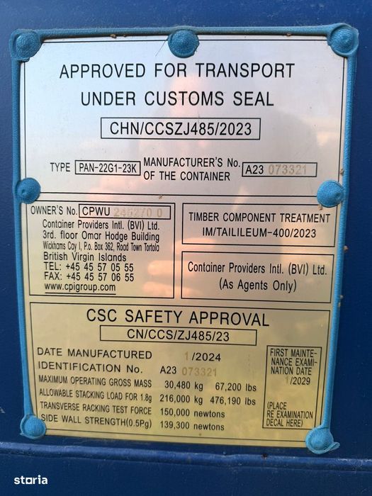 Teren 1700 mp de inchiriat Clinceni Bragadiru langa A0  + container