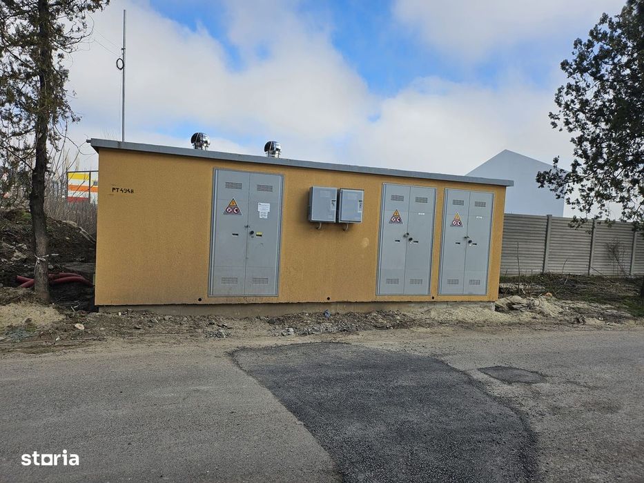 2500 mp teren industrial   stradal Popesti Leordeni