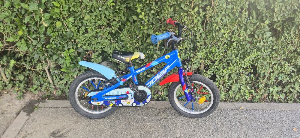 Bicicletă Dhs Police 14 inch + roti ajutătoare