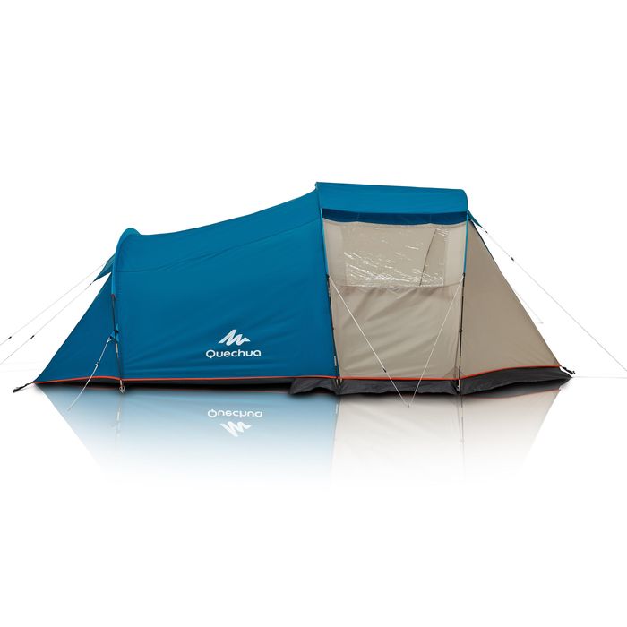 Cort camping 4 Persoane 1 Cameră - produs resigilat Decathlon