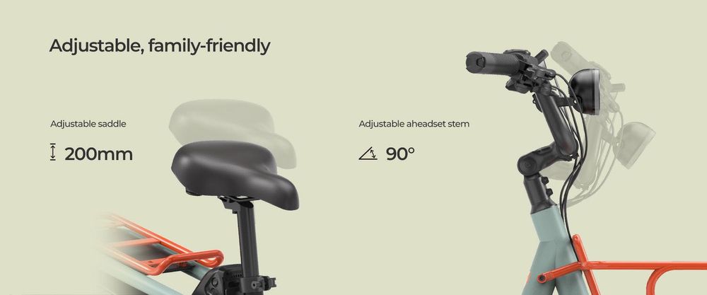 Электровелосипед Yadea Cocoa | до 96 км | Официальная гарантия 1 год!