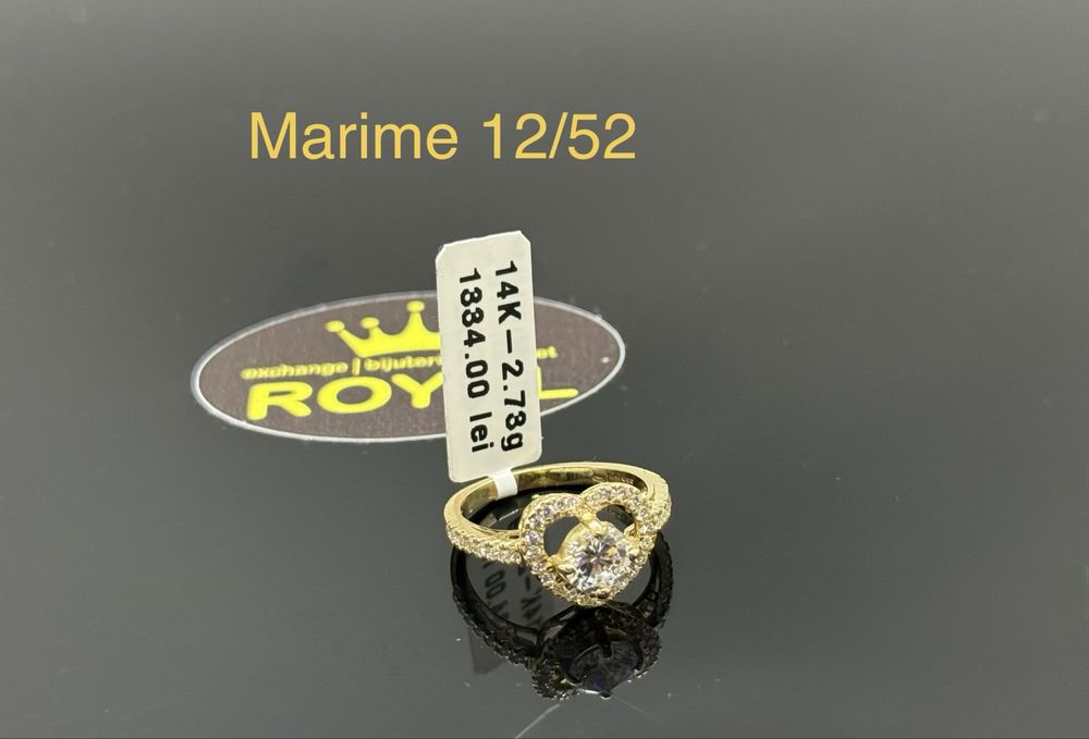 Bijuteria ROYAL : Inel AUR 14K NOU / 2.73 GR