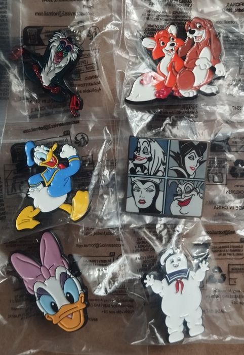 Значки Дисней, металл/эмаль