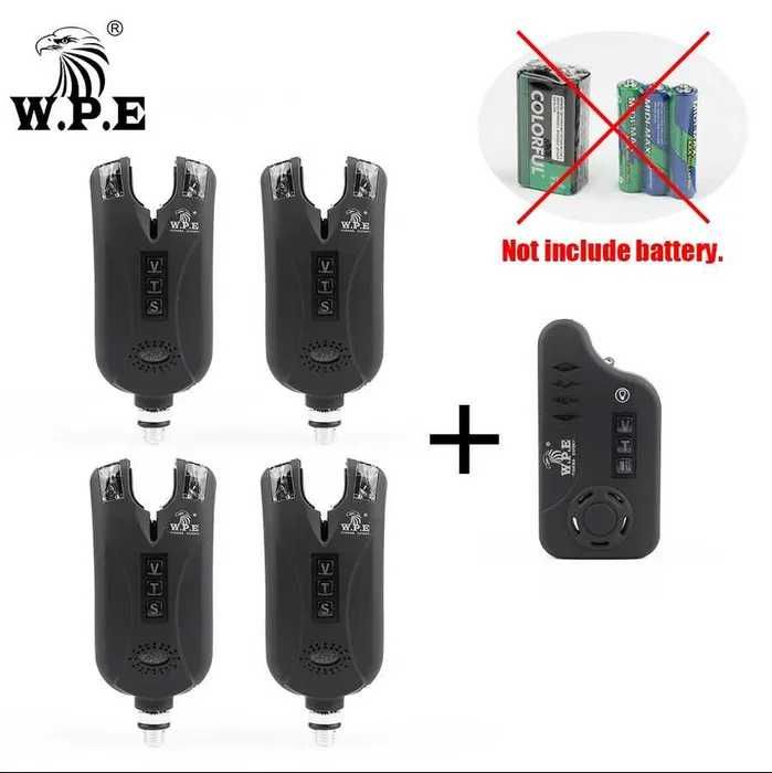 Сигнализатор поклевки W.P.E. 4 + пейджер