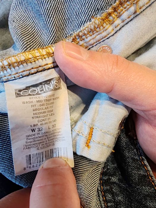 Jeans bărbați Colins nr 32 cu lungime 32