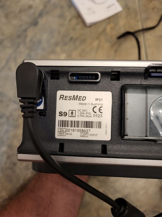 Aparat Apnee ResMed S9 AutoSet + Mască AirFit F20 + Accesorii (3579 ore)