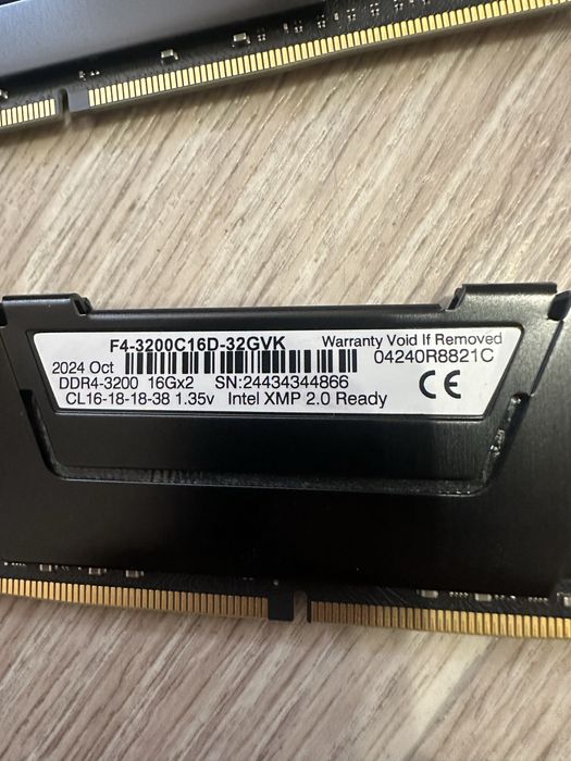 G. SKILL  ddr4 3200mgz 32gb 2*16