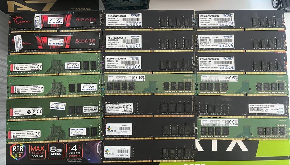 Озу ддр4/DDR 4/ оперативная память для пк