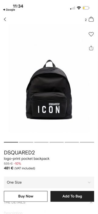 Ghiozdan Dsquared2 nergu
