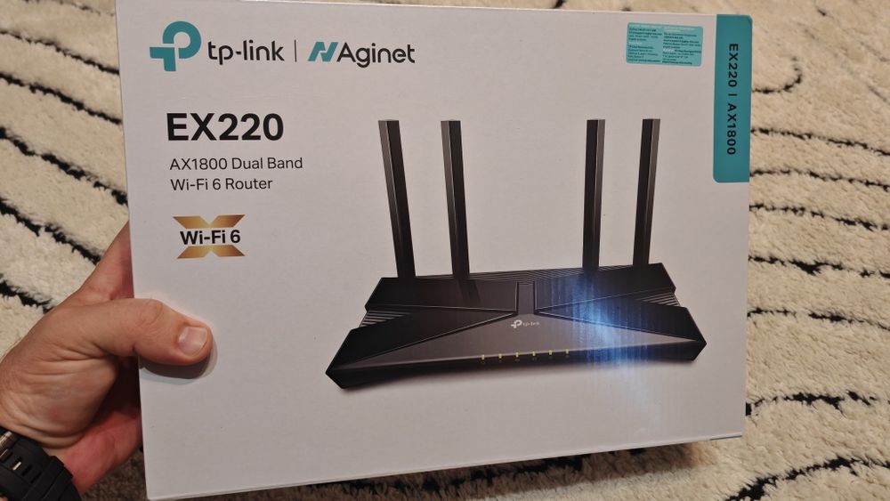 Router Tp-Link EX220 Wi-Fi6 SIGILAT
