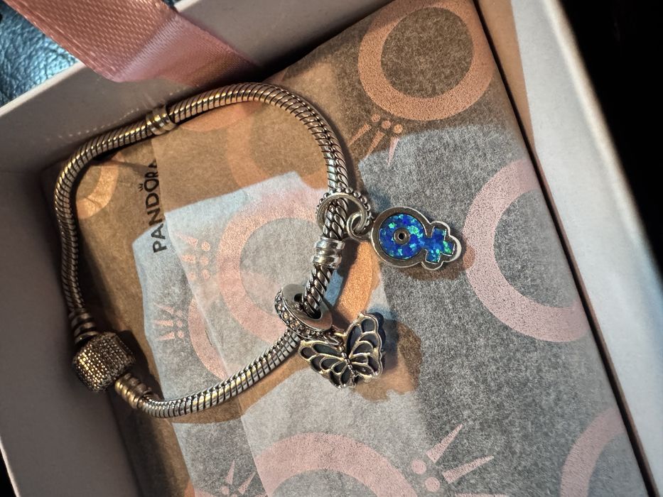 Пандора браслет шармами