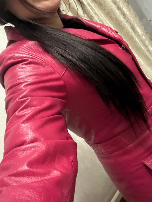 Пальто, кожанное