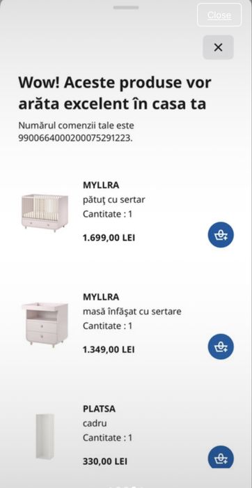 Patut roz nefolosit - ikea