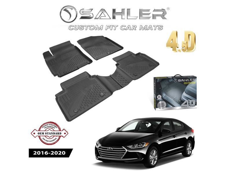 Гумени Стелки Sahler 4.5D Хюндай Елантра / Hyundai Elantra - 2016-20