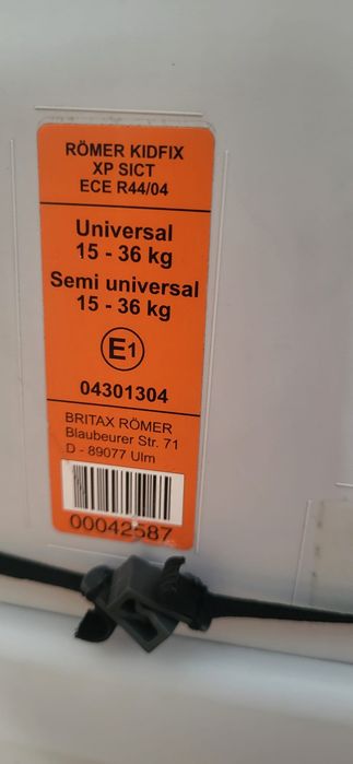 Scaun auto Britax Romer Kidfix XP SICT Flame Red, ISOFIX, 15-36 kg, Rosu