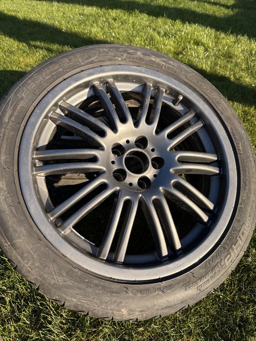 Jante aliaj R17 5x100 + anvelope vară 225/45 R17 (aproape noi) – 7.5J ET45