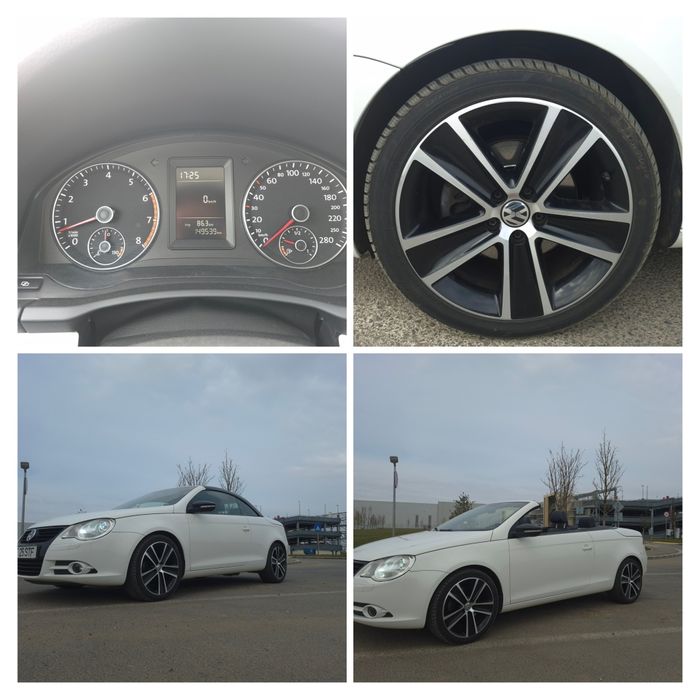 VW Eos WHITE&NIGHT  1.4TSI 160CP | Full | 18”| Impecabil