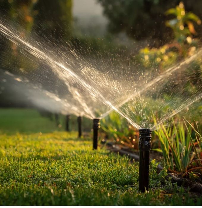 Рулонный газон автополив