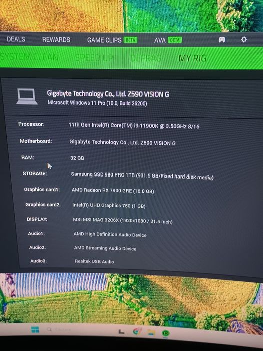 PC Gaming  High-End – i9 + RX 7900 GRE + 32GB RAM