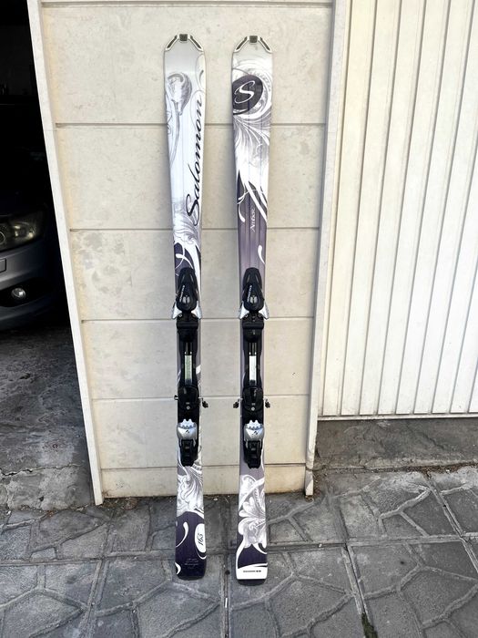 Ски и щеки SALOMON, женкси, 165см