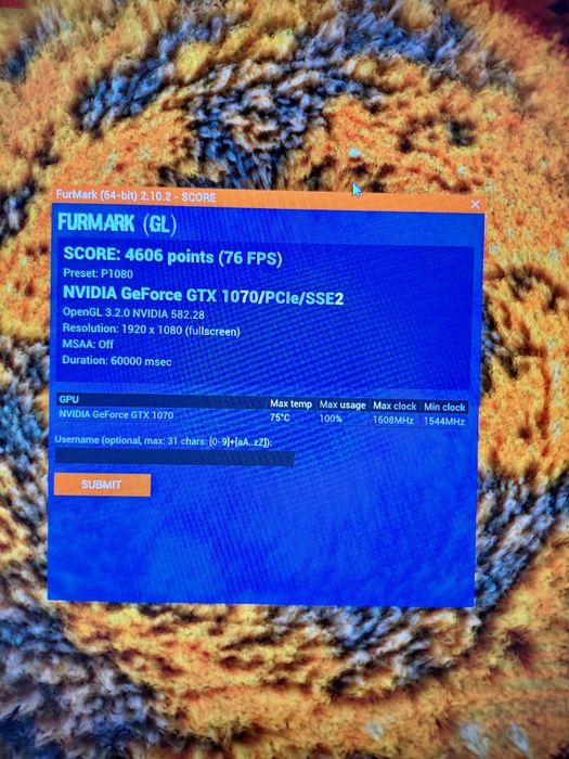 PC i5 9400f, GTX 1070 8G, 16GB DDR4