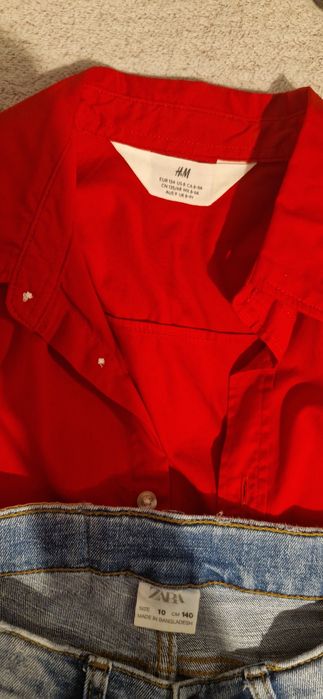 Lot blugi Zara si camasa HM