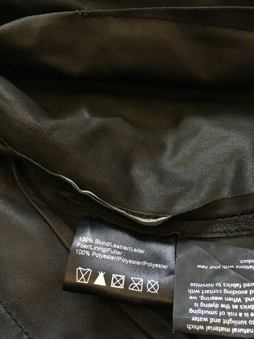 Jet Set елегантен елек естествена кожа S