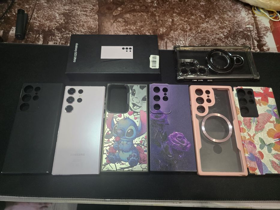 Vând Samsung S23 Ultra Lavandă 8gb cu 256gb