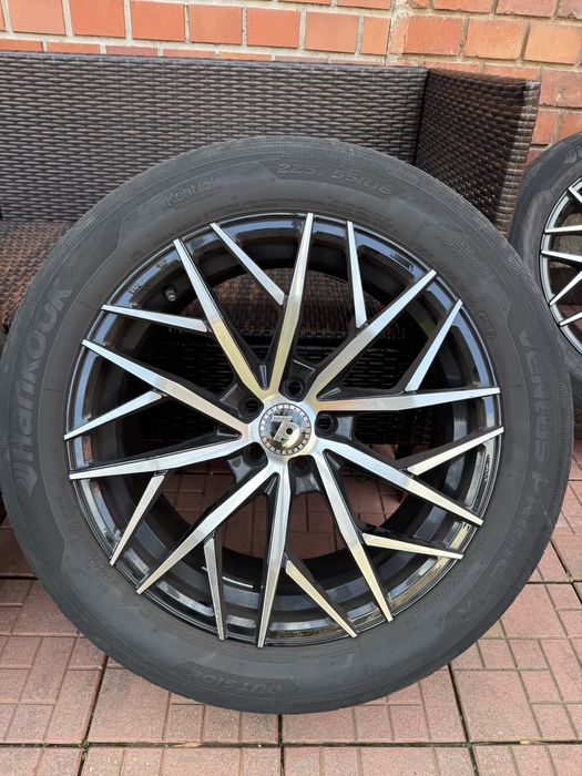 Set jante aliaj R18 5x100+ anvelope Hankook Ventus Prime 3 225/55 R18
