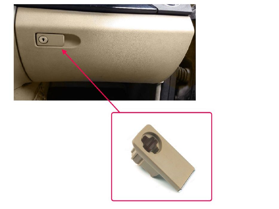 Дръжка за жабка на Mercedes C-Class W204 / E-Class W212