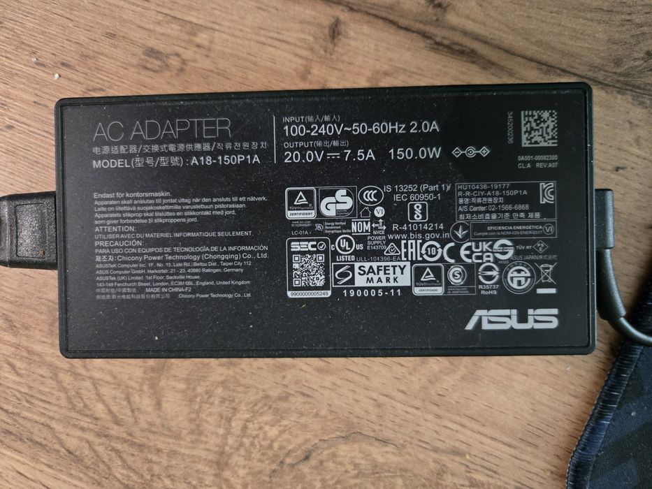Зарядное устройство, блок питания asus