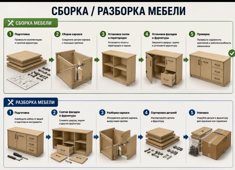 Сборка разборка медели
