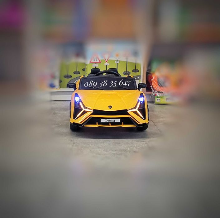 ТОП ЦЕНА!НОВО!Акумулаторна кола DAKOTA YELLOW с 12V батерия,Bluetooth