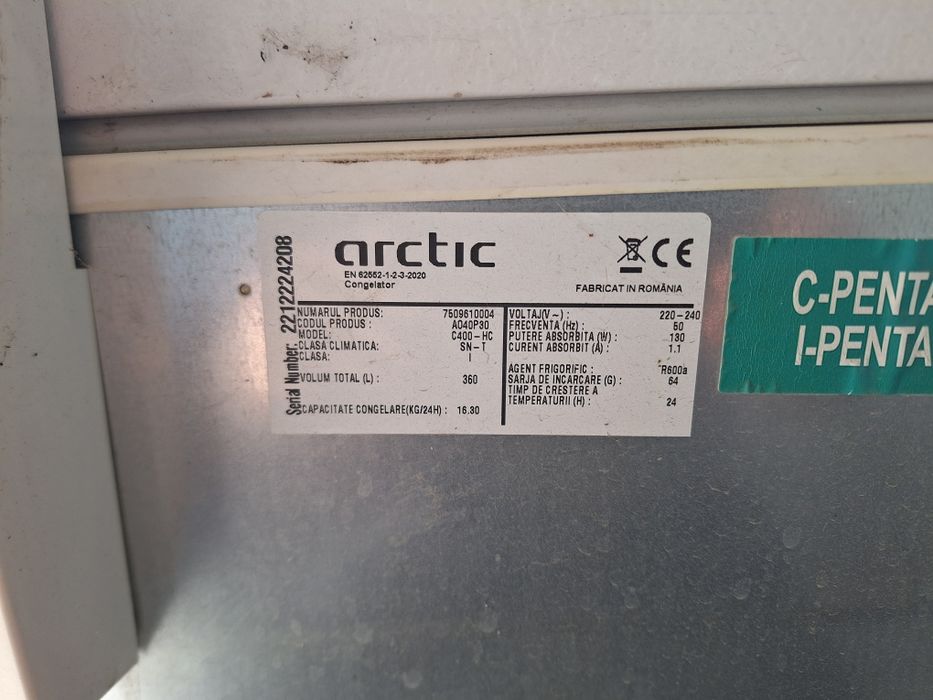 Ladă frigorifica arctic 230 l si 360 l