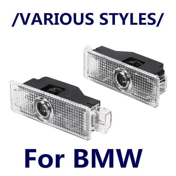 LED Светещо Лого проектор за врата Автомобил Кола BMW БМВ (2бр)