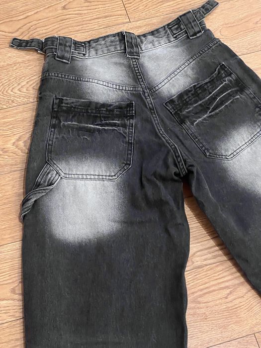 Bershka “WIDE BALLOON Carpenter,” Black Jeans