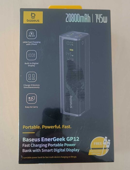 Power Bank Baseus EnerGeek 145W 20800mAh