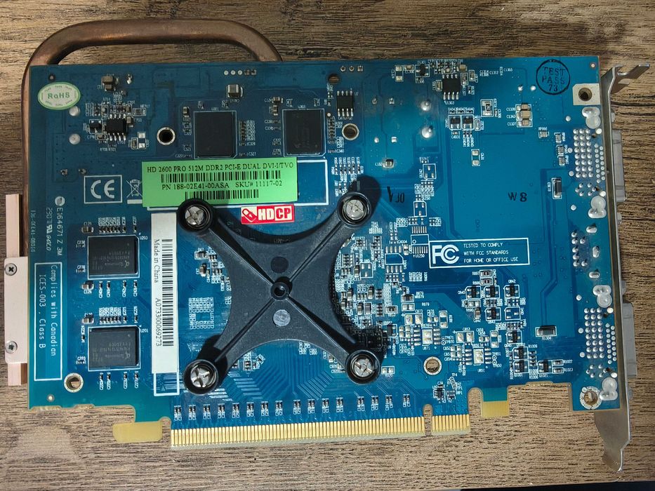 Sapphire ATI Radeon HD 2600 Pro, 512 MB DDR2, 2 x DVI și S-video PCIe