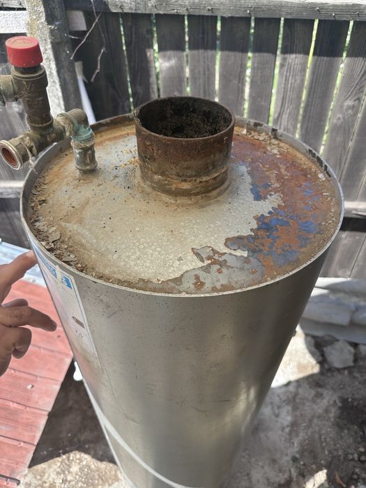 Vand boiler pe lemne + cos inox de 3 metri