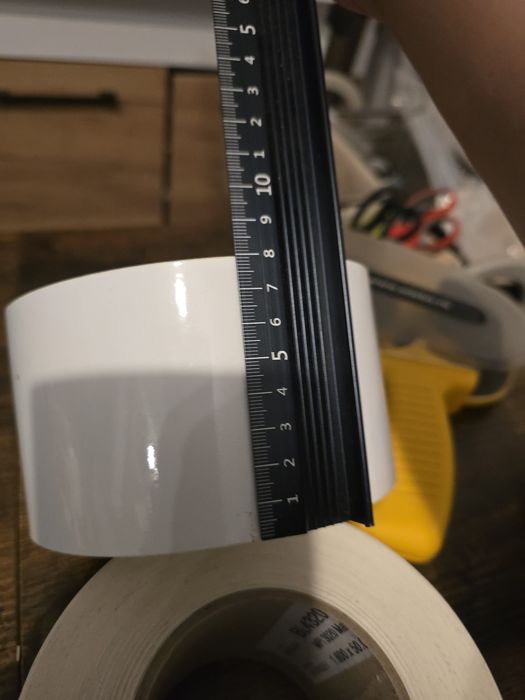 Rola autocolant PVC, 8 cm latime x 50m lungime