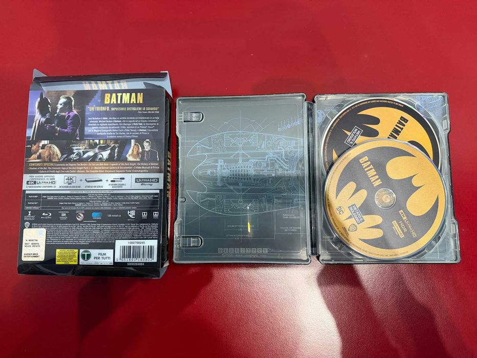 colectia BATMAN si The Dark Knight (DVD , steelbook 4k si bluray)