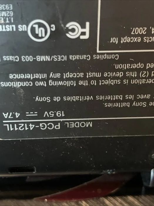 Sony Vaio 13.3" Pcg-41211l Vpcsa 2.40ghz I5-2410m 4gb 500gb Win 10