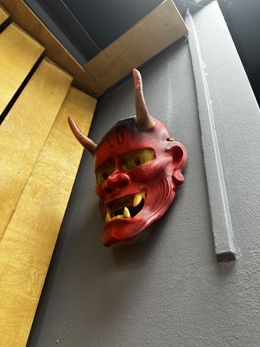 Традиционна японска маска Hannya демон Yokai Japanese mask Oni Samurai