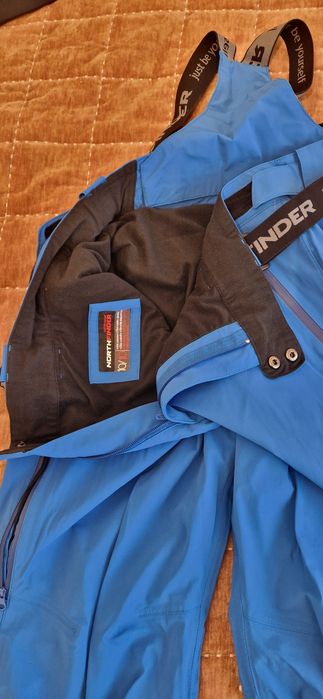 Pantaloni schi Northfinder bărbați, culoare albastru, XL