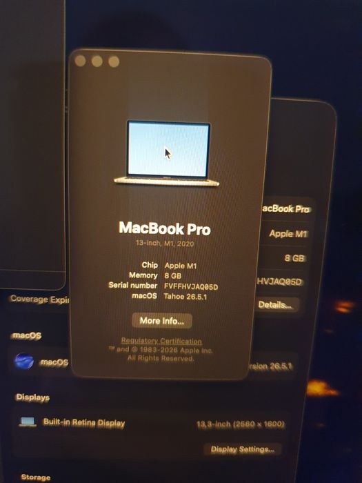 MacBook pro M1 2020