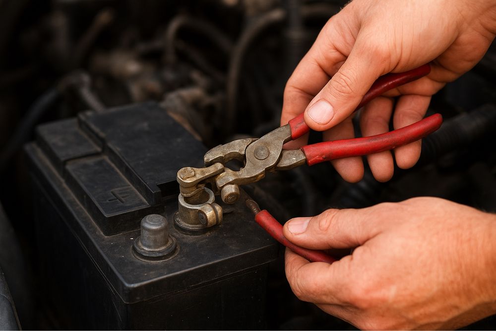 Ремонт клемм аккумуоятора
