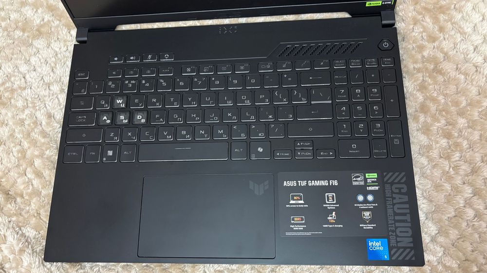 Asus F16 2026 года