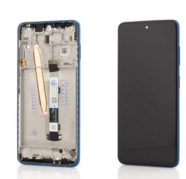 Display cu rama Xiaomi Poco X3, Poco X3 Pro, X3 NFC, Blue