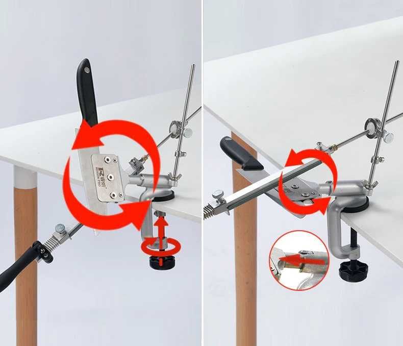 Професионално точило за ножове с фиксиран ъгъл на заточване, 20204238