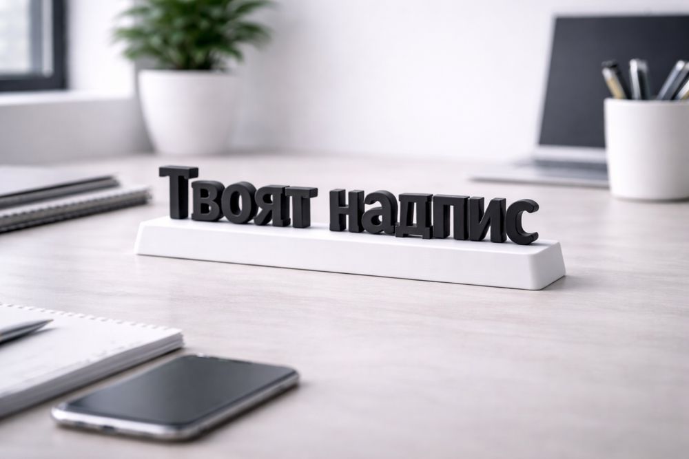 Професионална изработка на 3D надписи